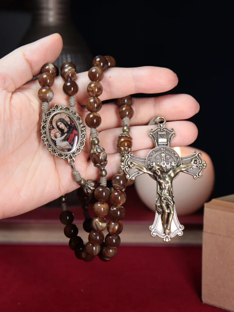 Terço Magnum Nossa Senhora com o Menino Jesus